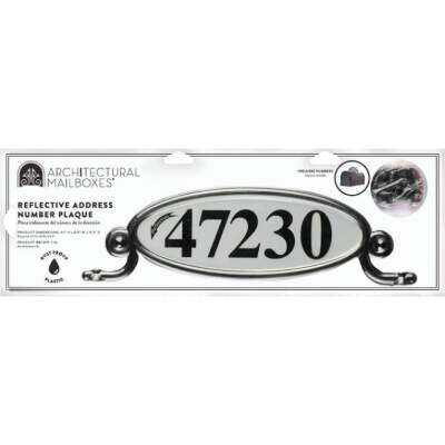 Architectural Mailboxes Mailbox Reflective Address Plaque