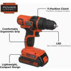 Black & Decker 20-Volt MAX Lithium-Ion 3/8 In. Cordless Drill Project Kit (68-Piece) Image 2