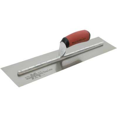 Marshalltown 4 In. x 20 In. High Carbon Steel Finishing Trowel with Curved DuraSoft Handle