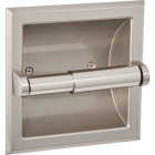 Home Impressions Aria Brushed Nickel Recessed Toilet Paper Holder Image 1