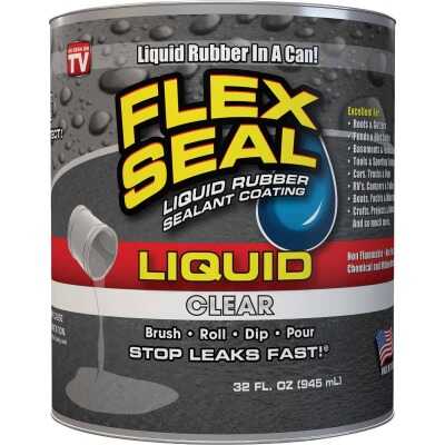 FLEX SEAL 1 Qt. Liquid Rubber Sealant, Clear